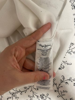 Camiseta tirantes con volantes blanca