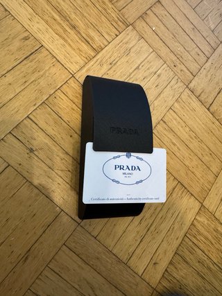 Occhiali sportivi Prada neri/grigi