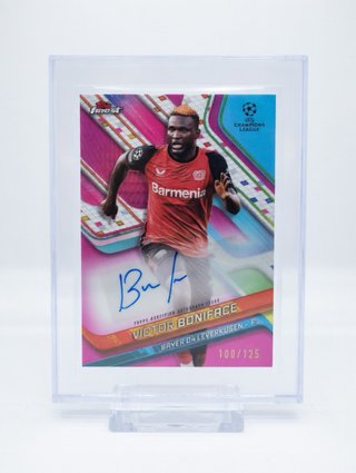 Victor Boniface 2023/24 Topps Finest Auto
