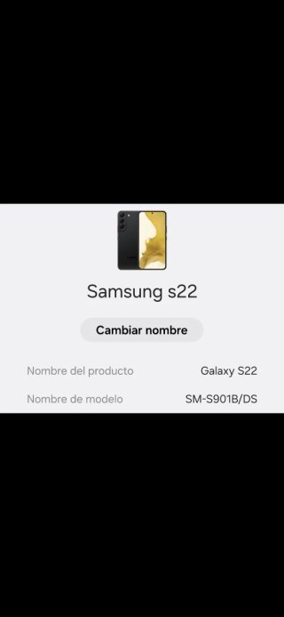 Samsung Galaxy S22 Negro