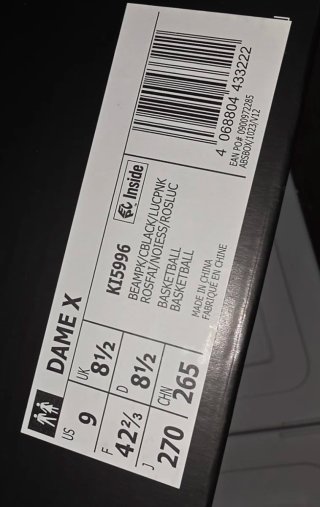 Adidas Dame X 42 Rosa