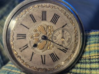 Reloj Bolsillo Robert Roskell Inglés de plata