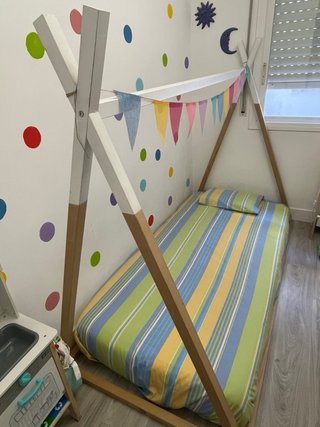 Estructura Cama Tipi Madera