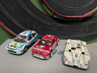 Pista SCALEXTRIC Completa montada tablon