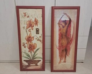 Juego de 2 cuadros decorativos