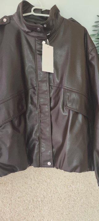 Chaqueta bomber marrón talla XL