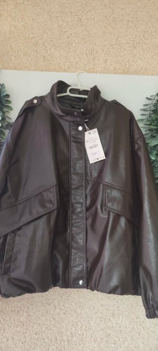 Chaqueta bomber marrón talla XL