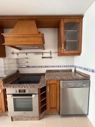 Cocina completa madera y piedra