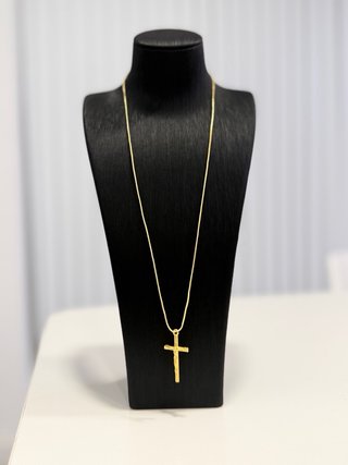 Collar plata de Ley. Chapado oro 18K