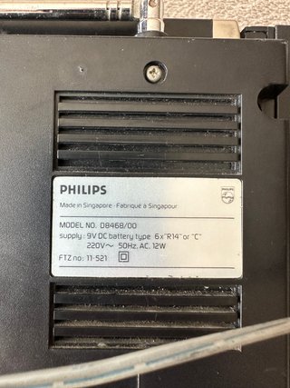 Philips D8468 Radio Cassette Boombox Para Reparar