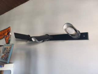 Apliques de pared rosas y blancos Negros