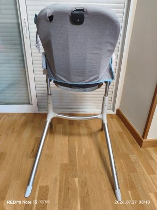 Trona bebé gris