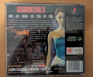 Resident Evil 3 Nemesis PS1 PlayStation 1