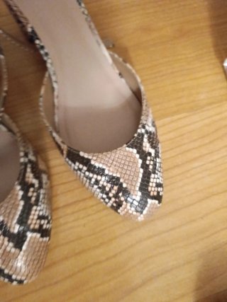 Zapatos tacón serpiente