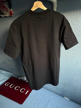 Camiseta Gucci Negra Logo Varsity