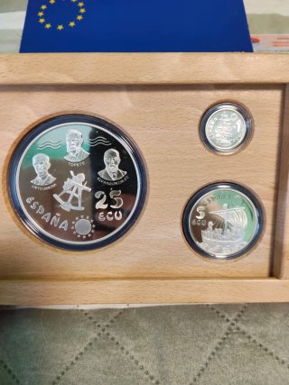 Colección Plata ECU año 1996 España