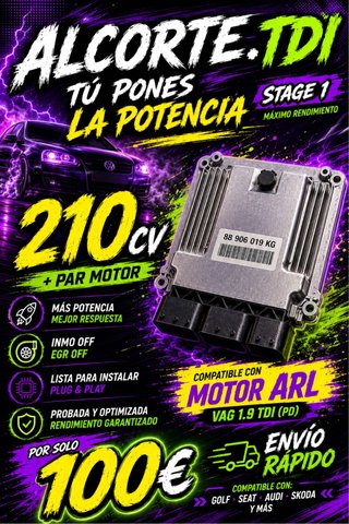 Centralita ECU Motor VAG 1.9 TDI ARL