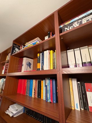 Estantería Librería Madera Marrón nogal oscuro