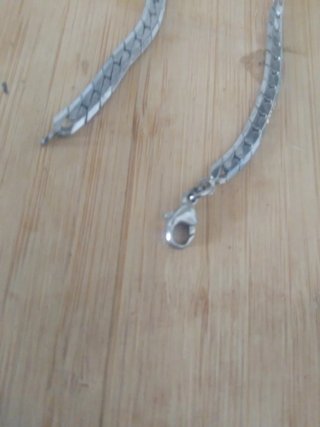 Pulsera Plata Ley Cierre Mosquetón