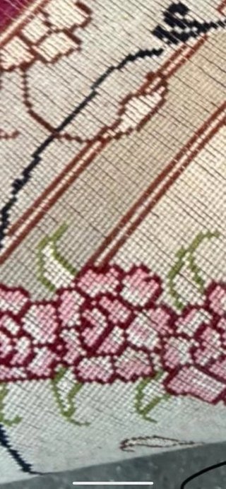 Alfombra Persa Tabriz Lana y Seda Única
