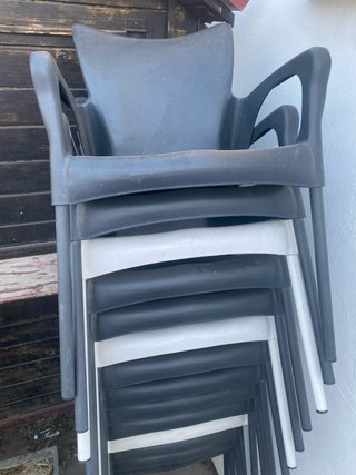 Sillas bar plástico en perfecto estado