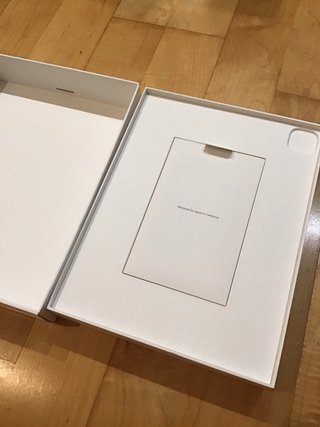 Caja iPad Pro Apple Vacía