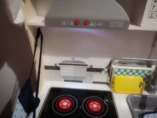 Cocina de juguete con luz y sonido
