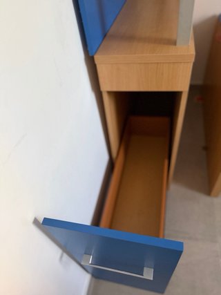 Estantería con cama y 3 cajones