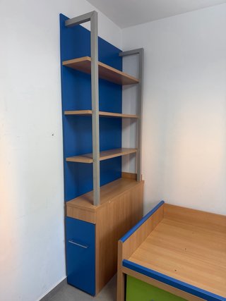 Estantería con cama y 3 cajones