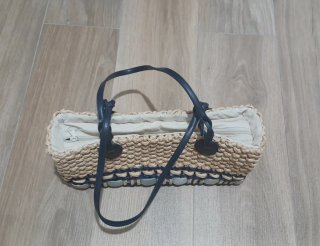 Bolso de playa tejido mujer