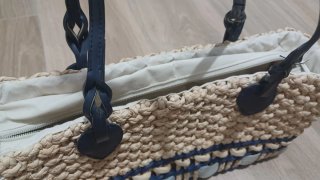 Bolso de playa tejido mujer