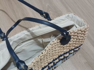 Bolso de playa tejido mujer