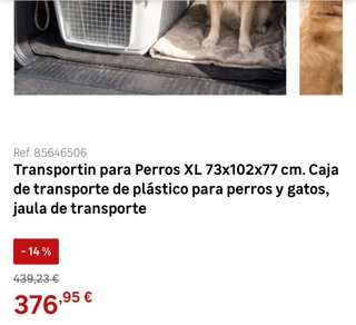 TRANSPORTIN PARA PERRO GRANDE