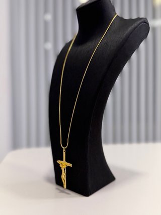 Plata ley chapado en oro 18K