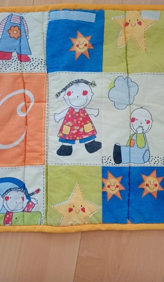 Edredón y protector patchwork infantil