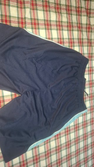 Conjunto corto Nike azul y verde azulado