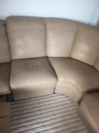 Sofá Natuzzi Piel Beige