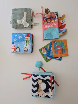 Pack libros de tela para bebé
