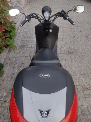 Scooter Sym Allo 50cc Preto/Cinza