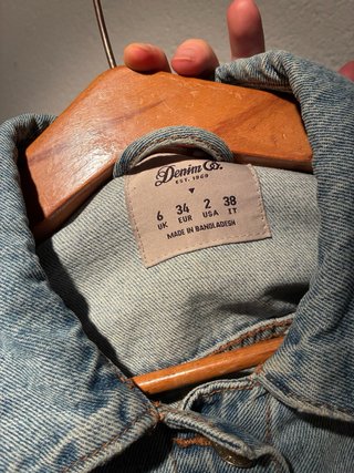Chaqueta Vaquera Denim Azul Vintage