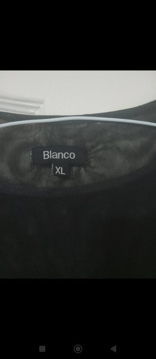 Vestido de noche Blanco lentejuelas XL