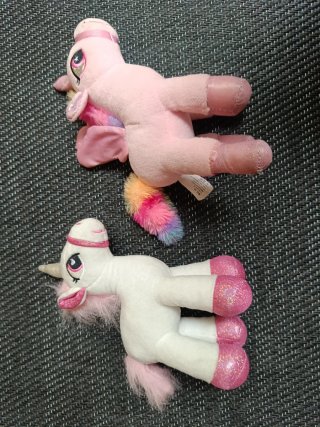 Lote 7 peluches unicornio