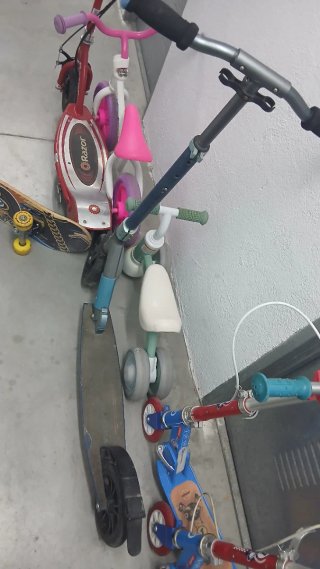 Lote Patinetes y Bicicleta Infantil