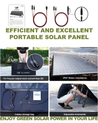 Paneles Solares Plegables Allpowers 200W