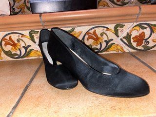 Zapatos de tacón negros talla 38