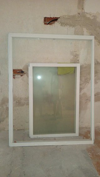 Ventana aluminio blanco