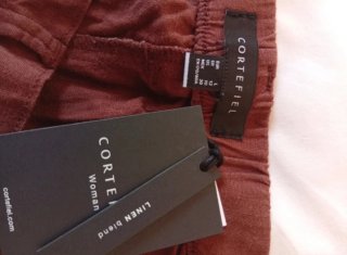 Pantalón corto teja