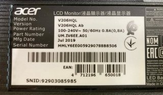 Monitor Acer 19,5”