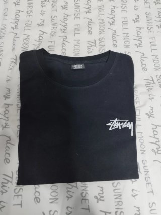 Camiseta Stussy Negra Clásica