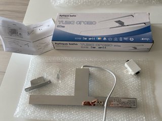 Aplique Baño Yuma Cromo 30cm LED